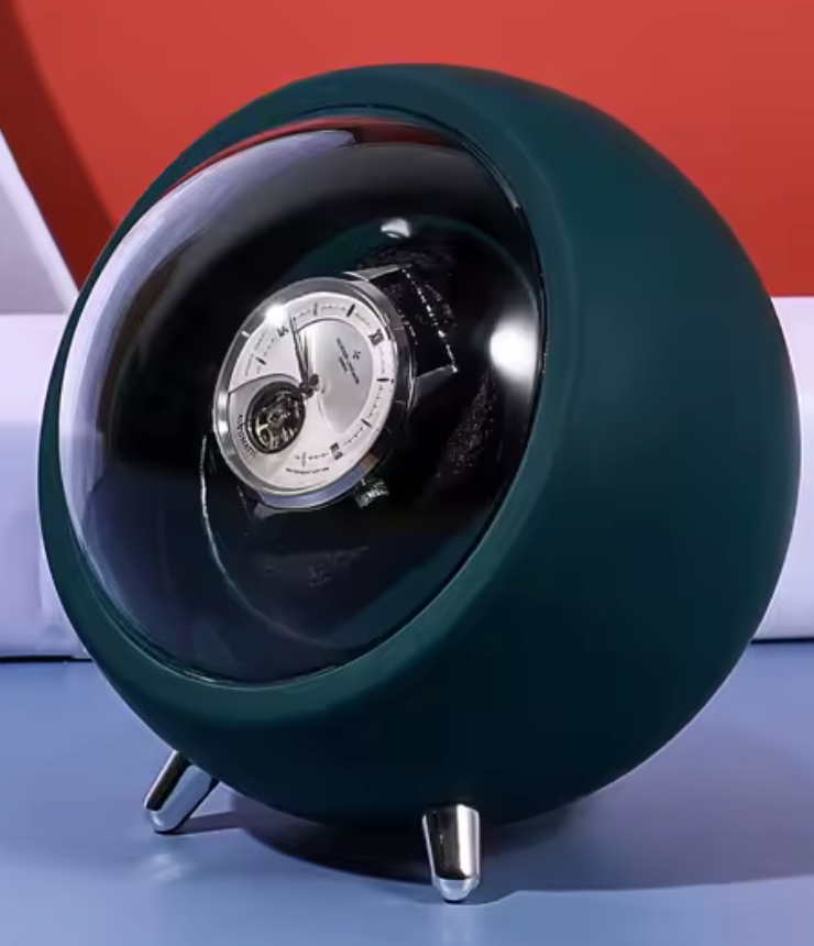 remontoir de montre unique pour montres automatiques - Sphère Vert foncé