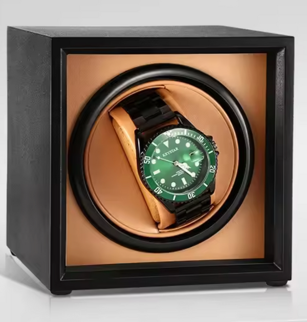 Remontoir Carré pour Montre Automatique – Fond Marron