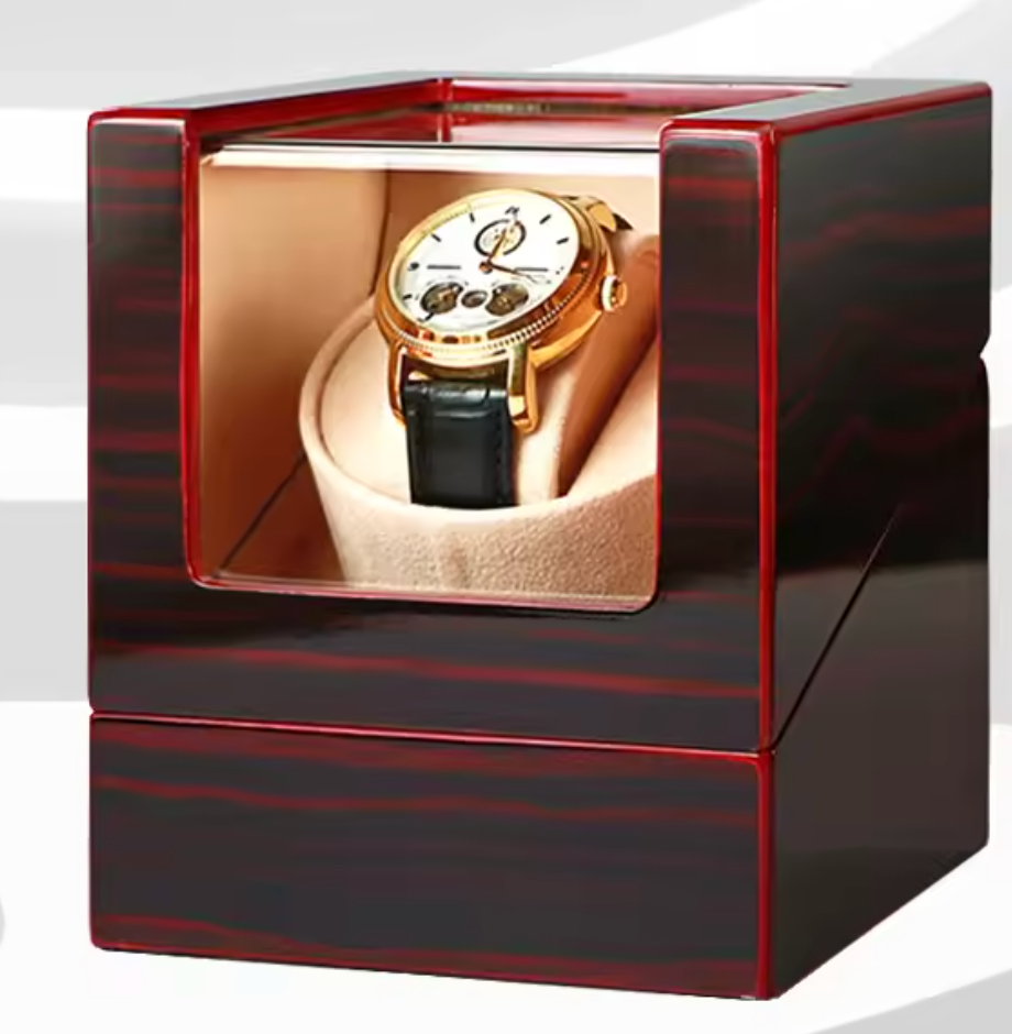 Remontoir de montre amélioré pour montres automatiques, boîte à montre rouge