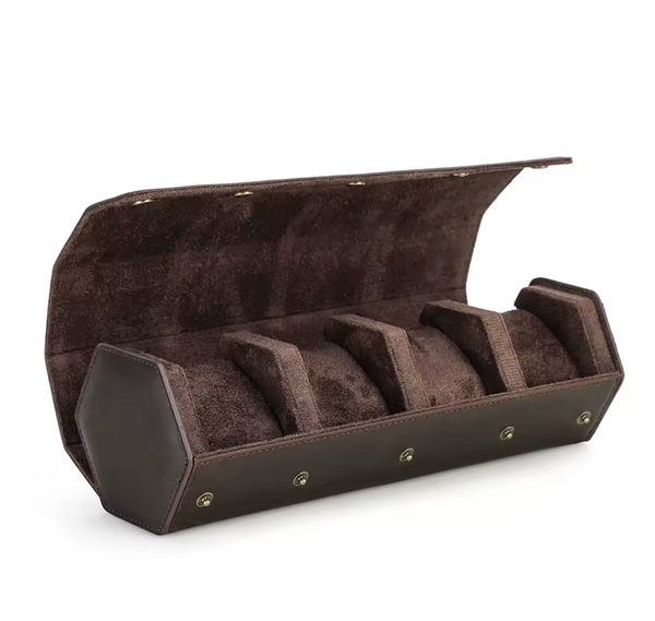 Étui montre - Vintage en cuit 4 places