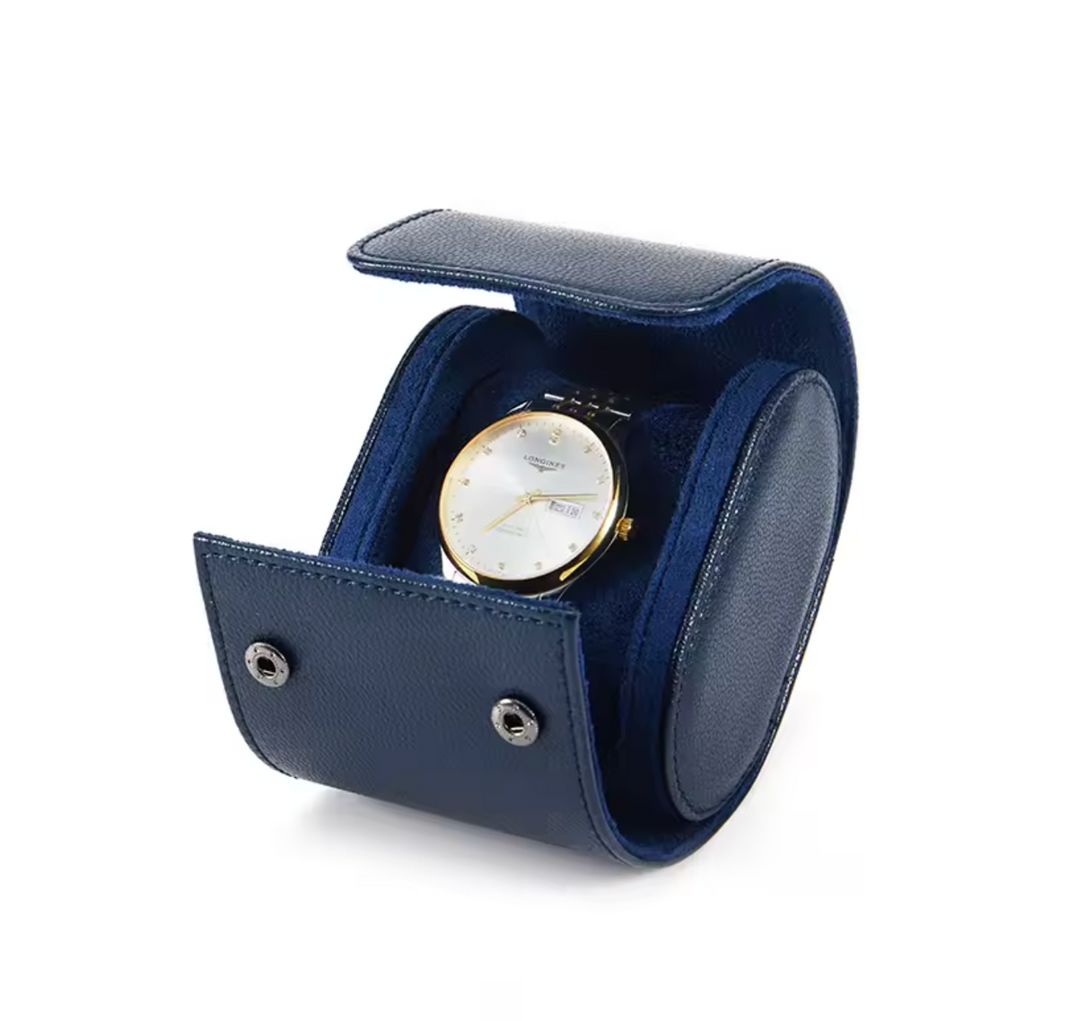 Étui montre - 1 place bleu