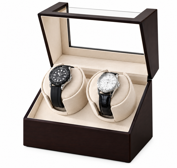 Remontoir de Montre Automatique 2 Places – Beige